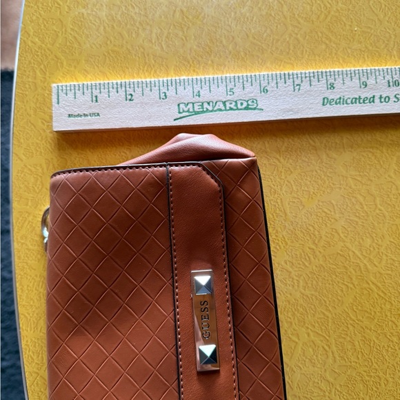 GUESS Brown Quilted Crossbody Bag - Picture 5 of 6